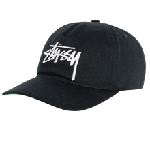 Load image into Gallery viewer, Stussy Mid-Depth Big Stock Snapback - Shadow Black