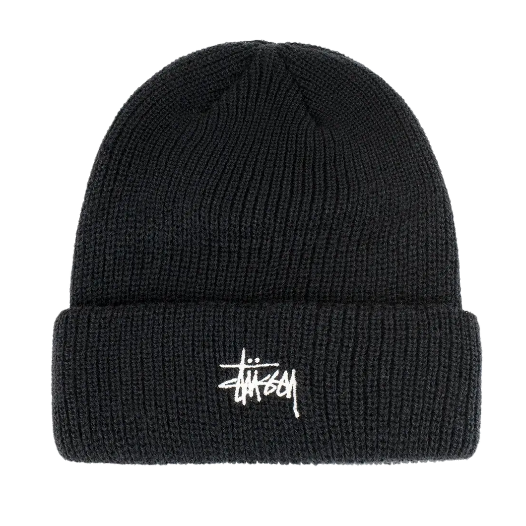 Stussy Basic Cuff Beanie Black Ninetimes Skateshop