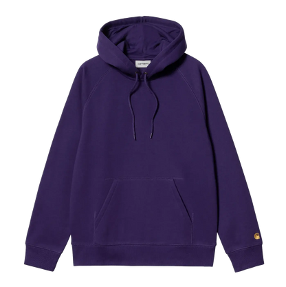 Carhartt WIP Chase Hoodie - Tyrian/Gold