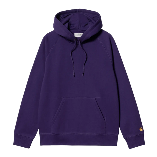 Carhartt WIP Chase Hoodie - Tyrian/Gold