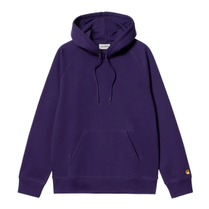 Carhartt WIP Chase Hoodie - Tyrian/Gold