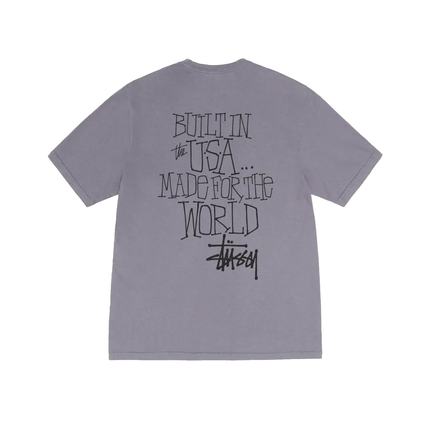 Stussy Built In USA Pigment Dyed Tee - Shark