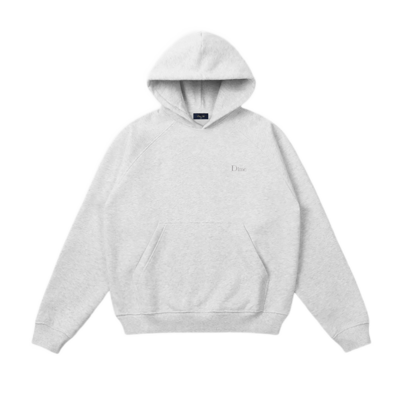 Dime Classic Small Logo Hoodie - Ash
