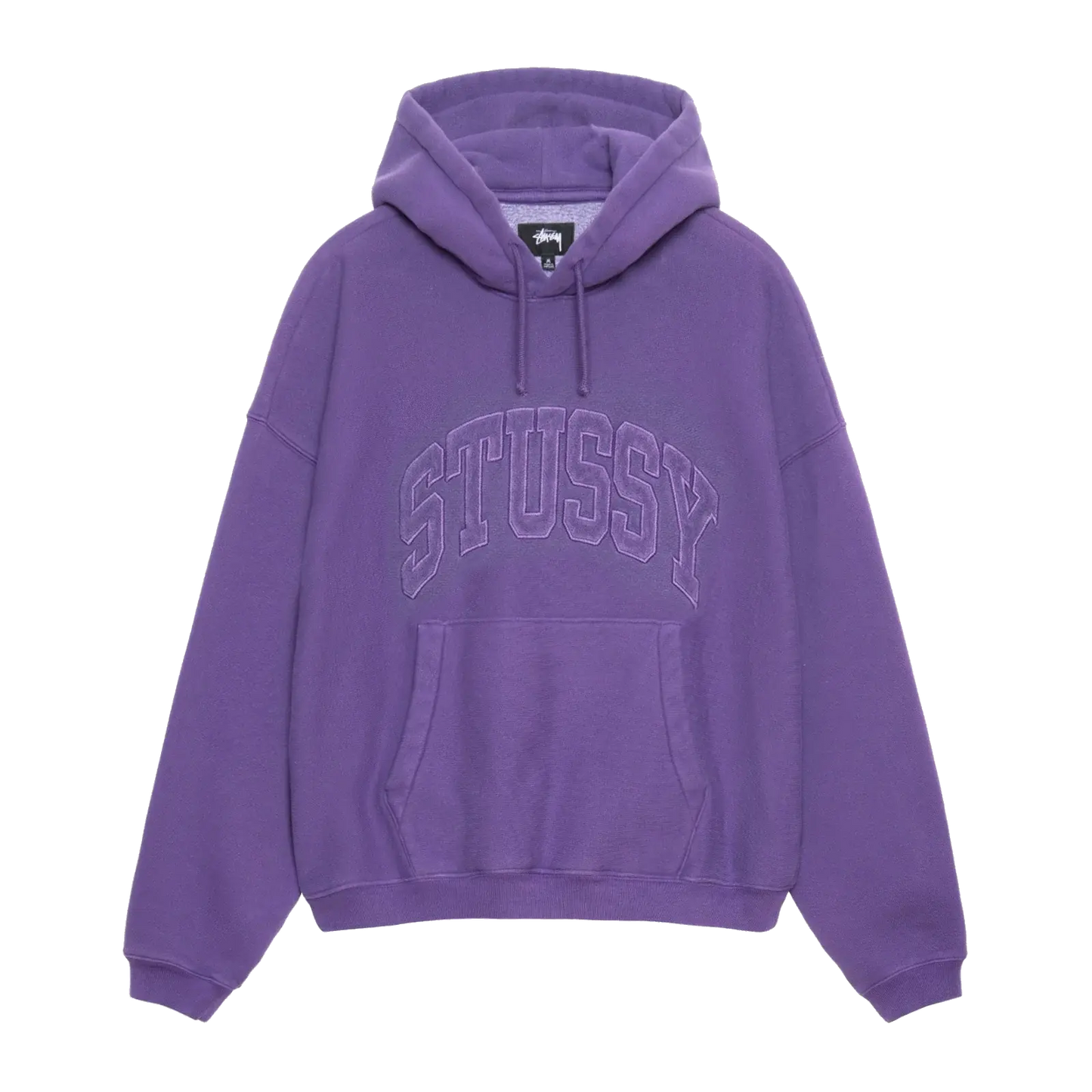 Stussy Embroidered Relaxed Hood - Purple