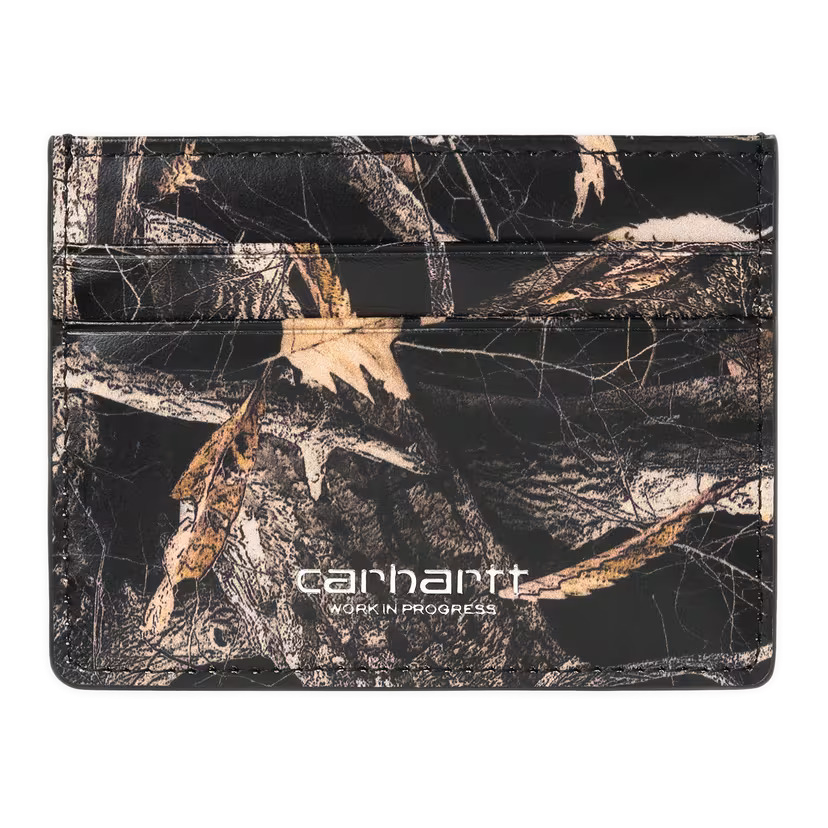 Carhartt WIP Vegas Cardholder - Camo Feather Tree/Black/Silver