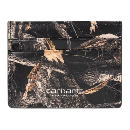 Carhartt WIP Vegas Cardholder - Camo Feather Tree/Black/Silver
