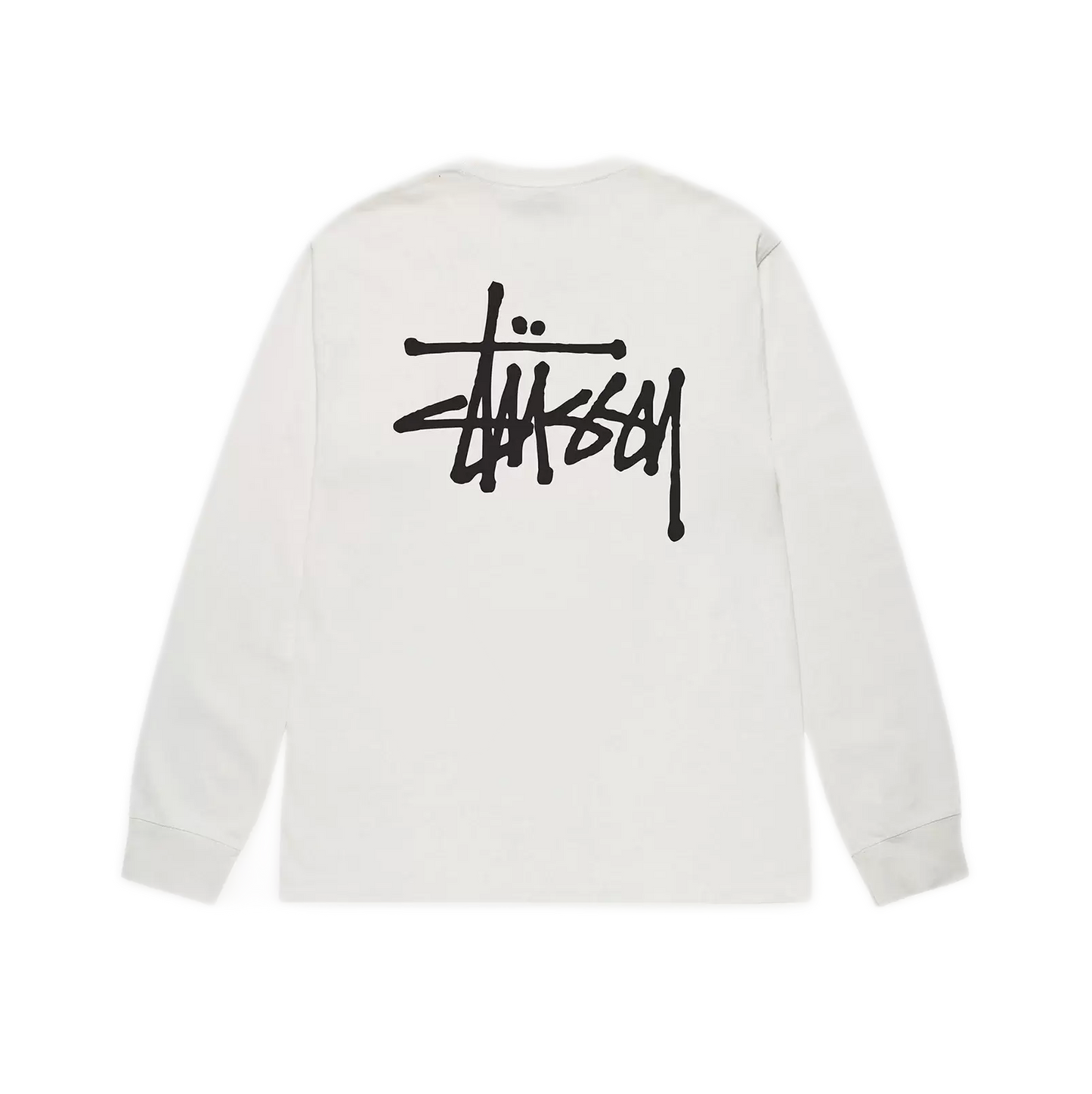 Stussy Basic Pigment Dyed Longsleeve - Natural