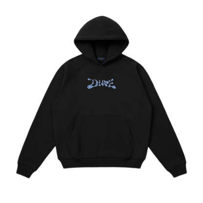 Dime Finger Print Hoodie - Black