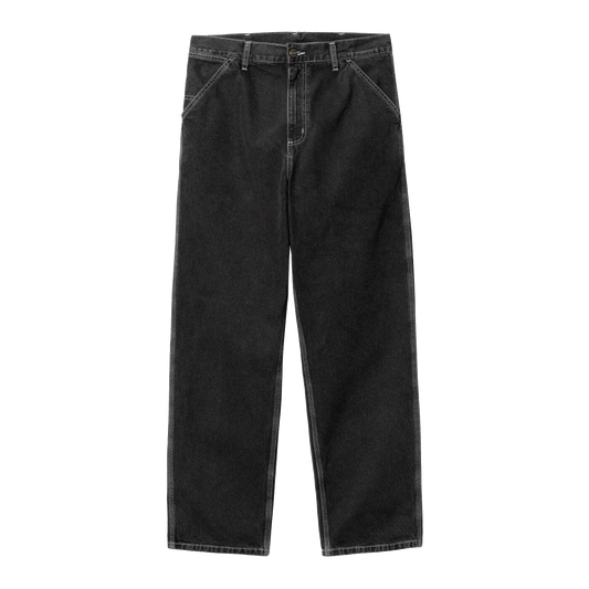 Carhartt WIP Simple Pant - Black Stone Washed