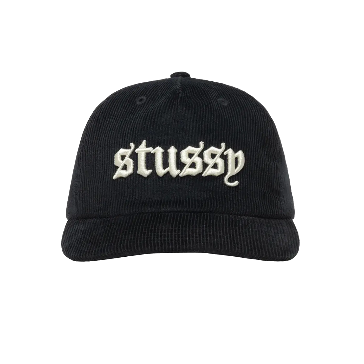 Stussy Corduroy Old English Snapback - Black