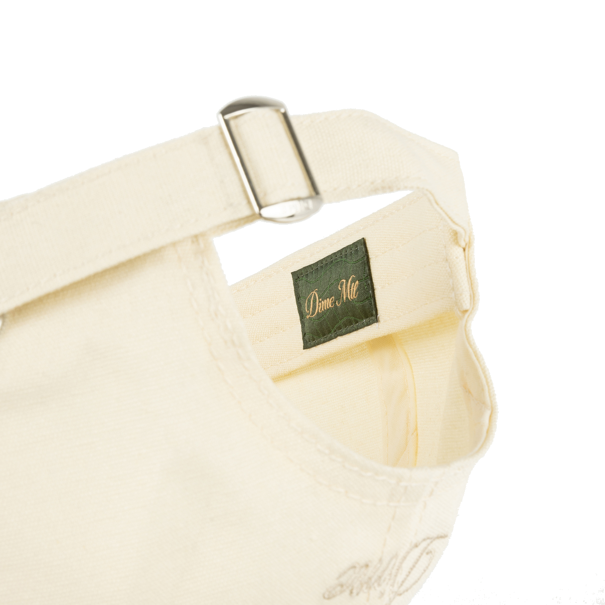 Dime Big Cursive Low Pro Cap - Cream
