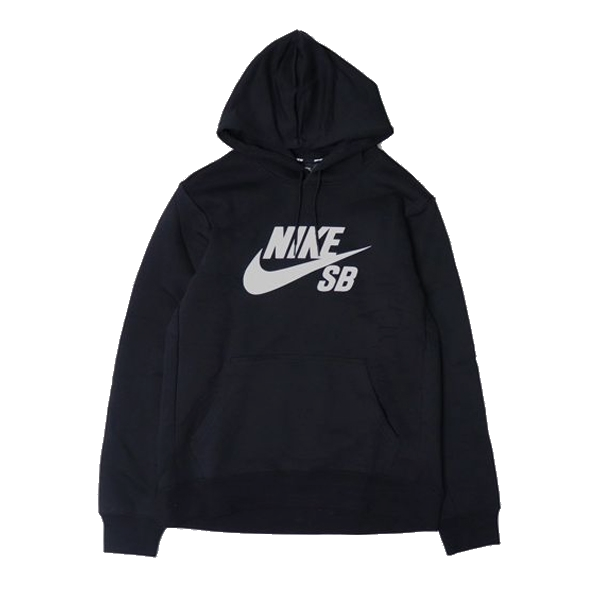 Nike SB Icon Hoodie - Black/White