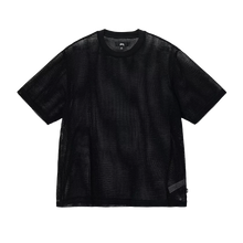 Load image into Gallery viewer, Stussy Cotton Mesh Crew Tee - Black