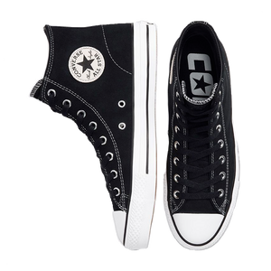 Converse CTAS Pro Hi Suede Black White Ninetimes Skateshop