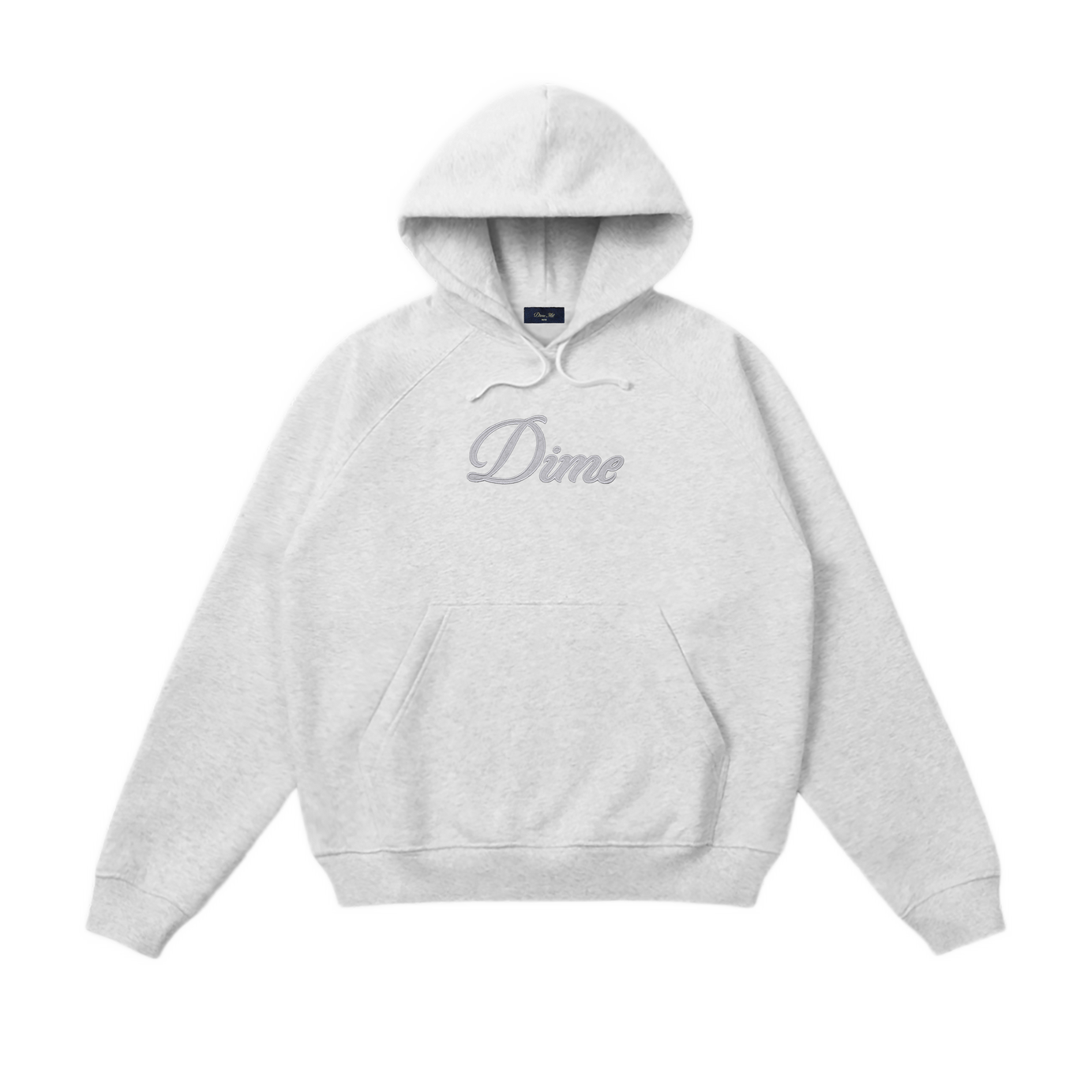 Dime Cursive Hoodie - Ash