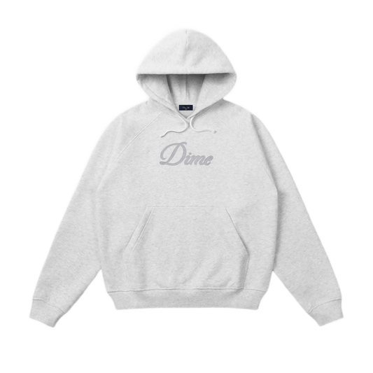 Dime Cursive Hoodie - Ash