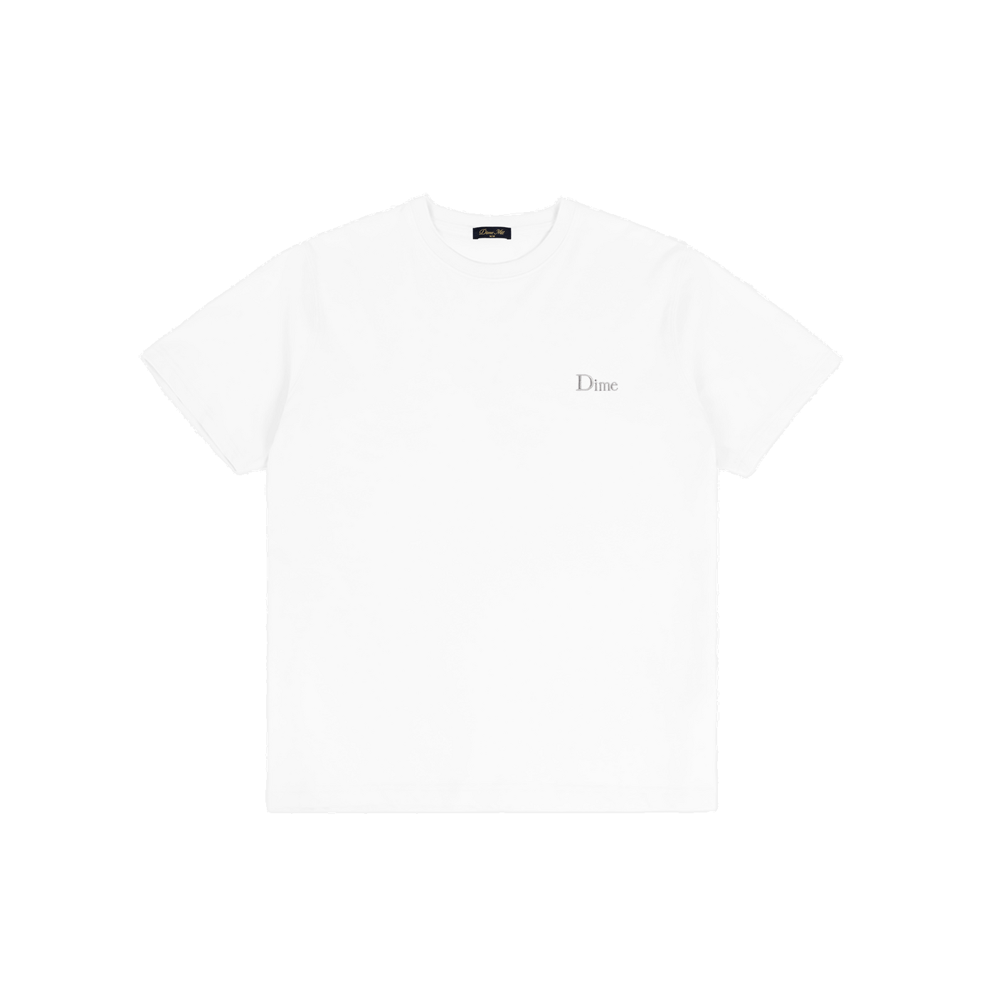 Dime Classic Small Logo Tee - White