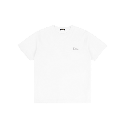 Dime Classic Small Logo Tee - White