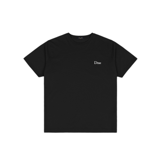 Dime Classic Small Logo Tee - Black