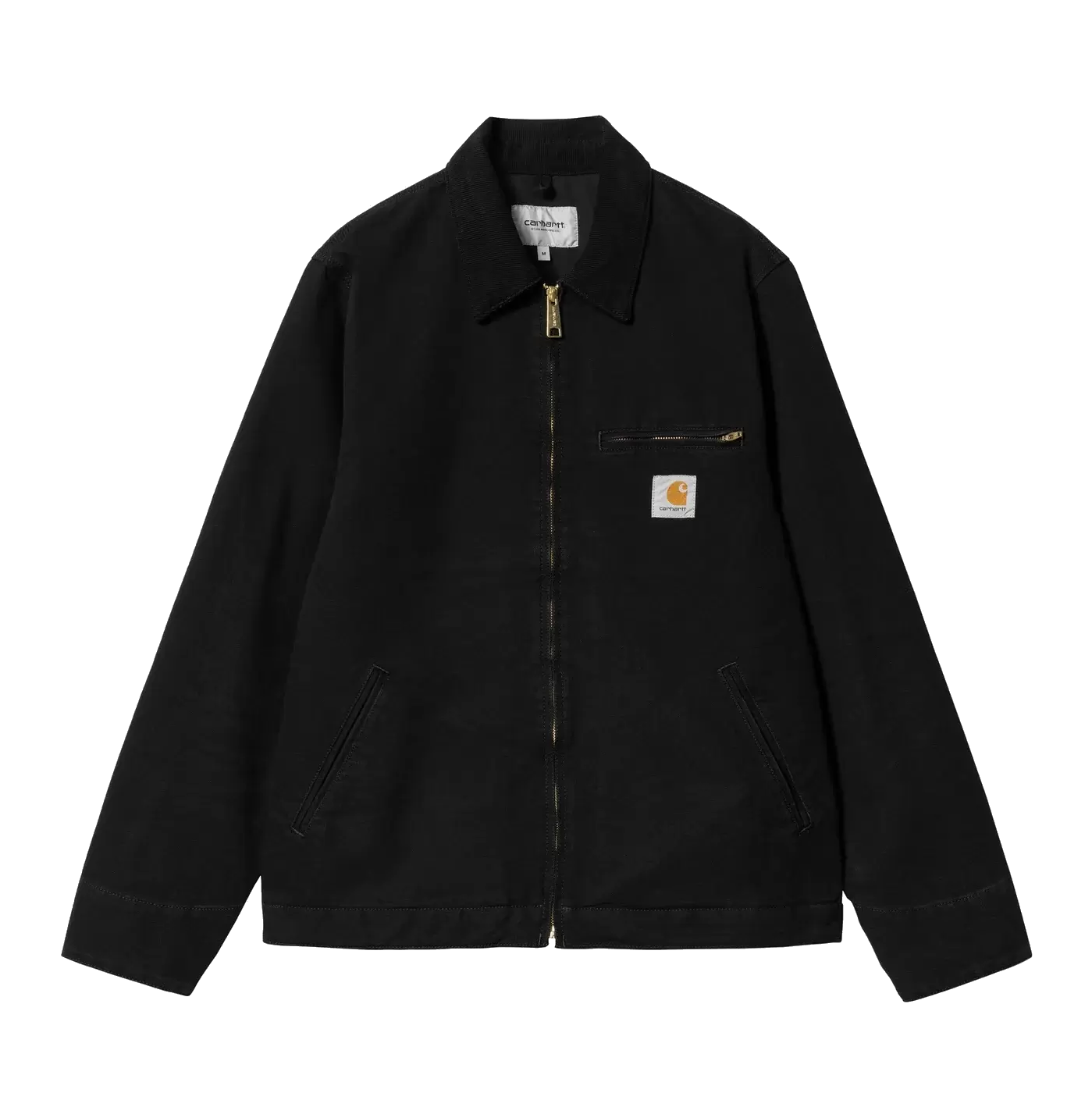 Carhartt WIP Detroit Jacket - Black Aged Canvas