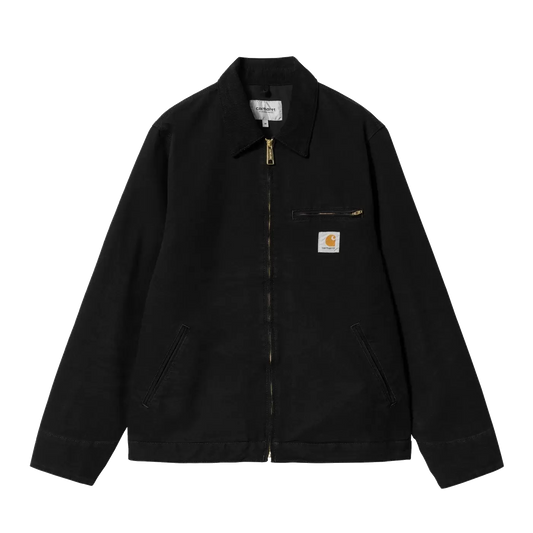 Carhartt WIP Detroit Jacket - Black Aged Canvas