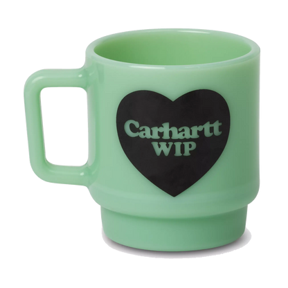 Carhartt WIP Heart Glass Mug - Jade