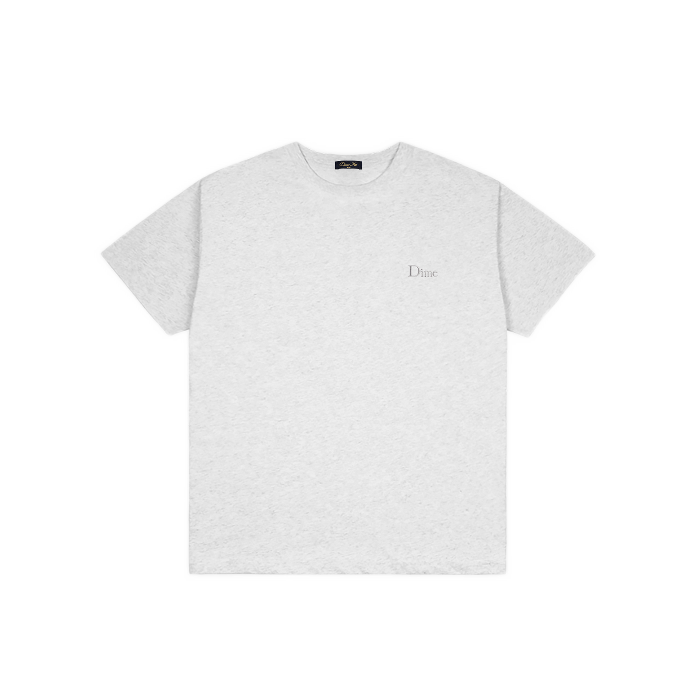 Dime Classic Small Logo Tee - Ash