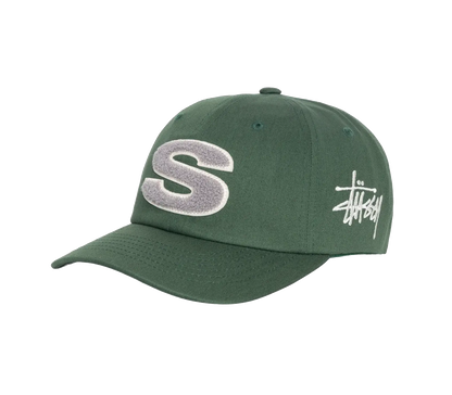 Stussy Chenille S Low Pro Cap - Forest Green