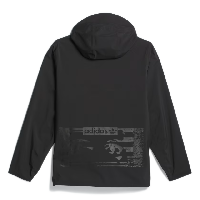 Tech Shell Jacket Adidas Dill Eyes Tech Shell Jacket - Black – Ninetimes Skateshop