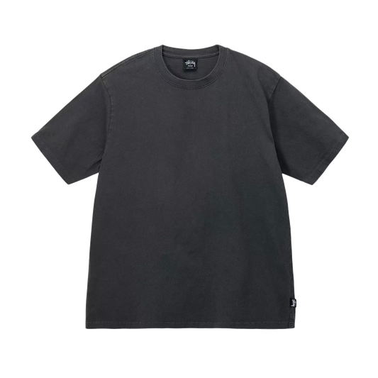 Stussy Heavyweight Pigment Dyed Crew Tee - Black