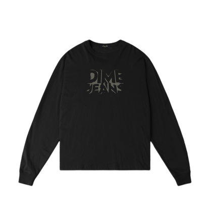 Dime Dime Jeans Longsleeve Tee - Black