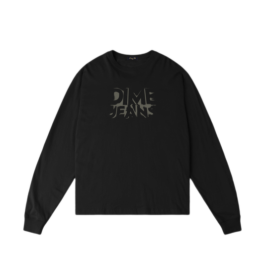 Dime Dime Jeans Longsleeve Tee - Black