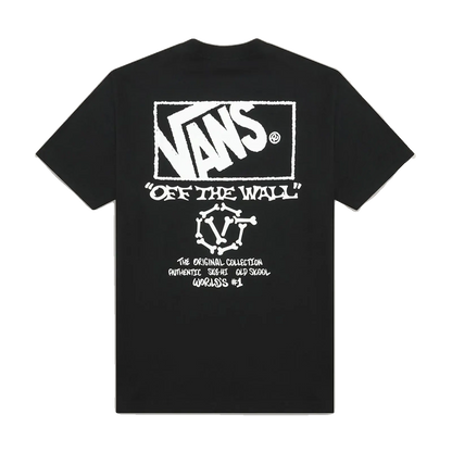 Vans Circle Bones Tee - Black