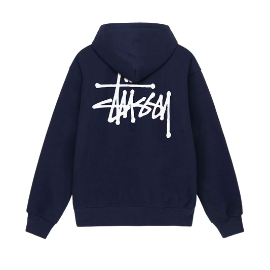 Stussy Basic Hoodie - Navy