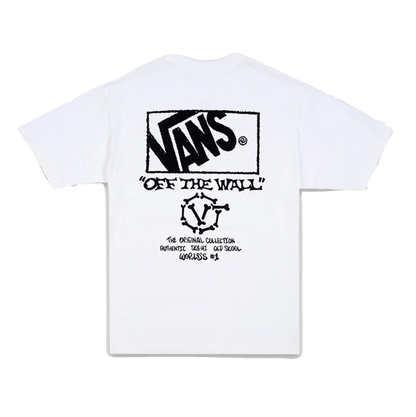 Vans Circle Bones Tee - White