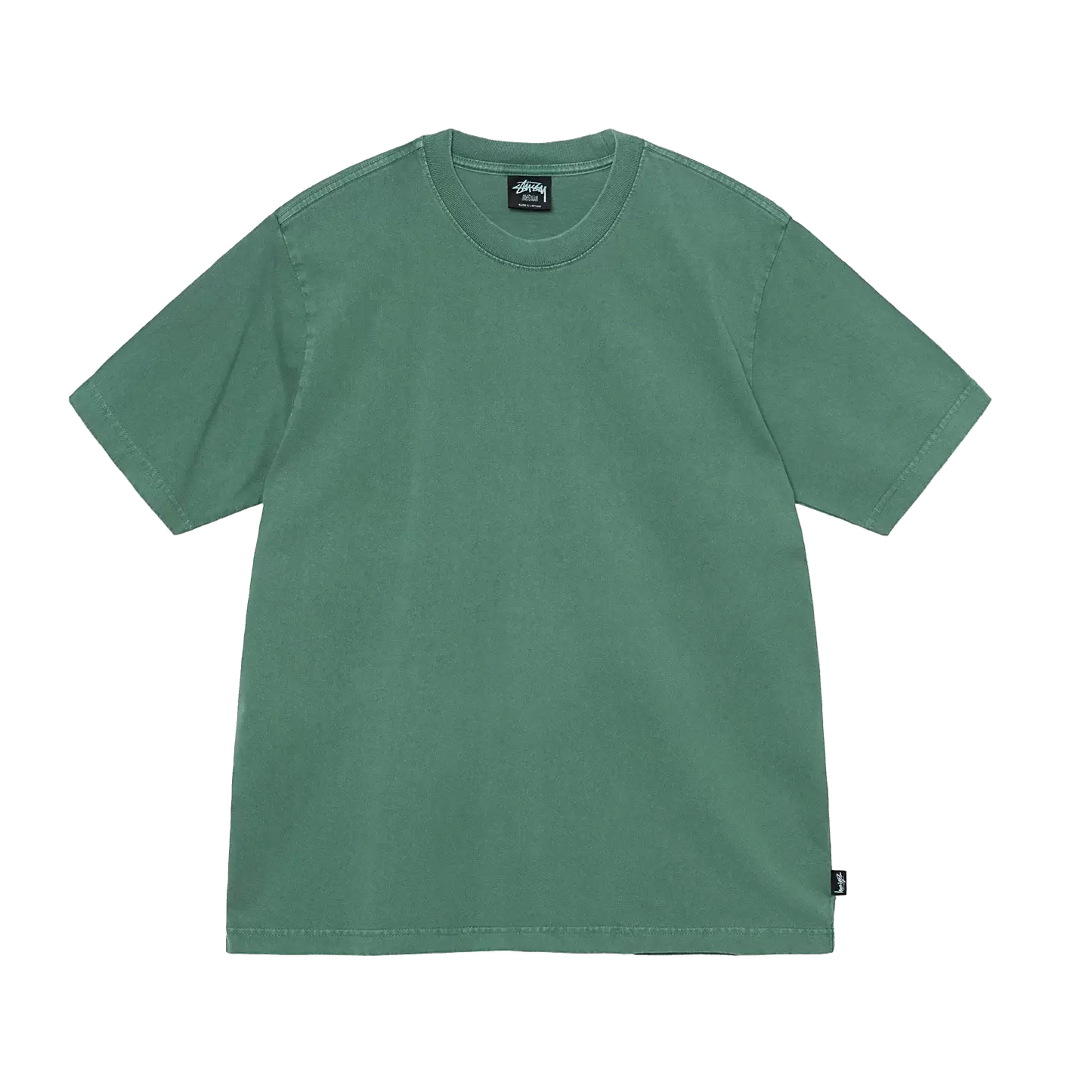 Stussy Heavyweight Pigment Dyed Crew Tee - Pine