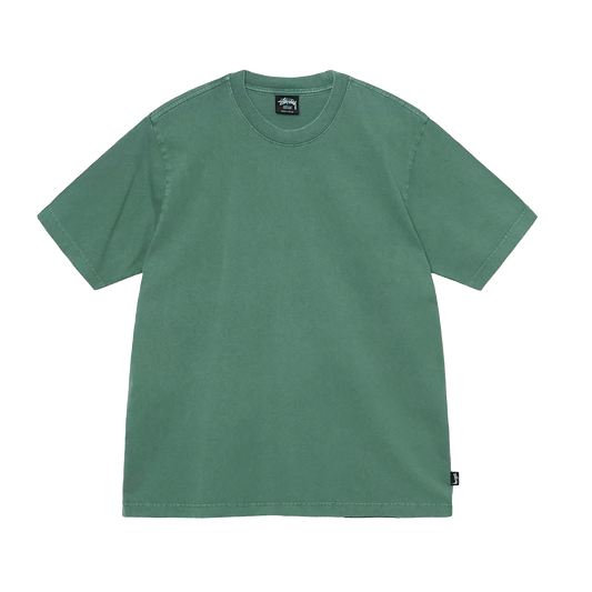 Stussy Heavyweight Pigment Dyed Crew Tee - Pine