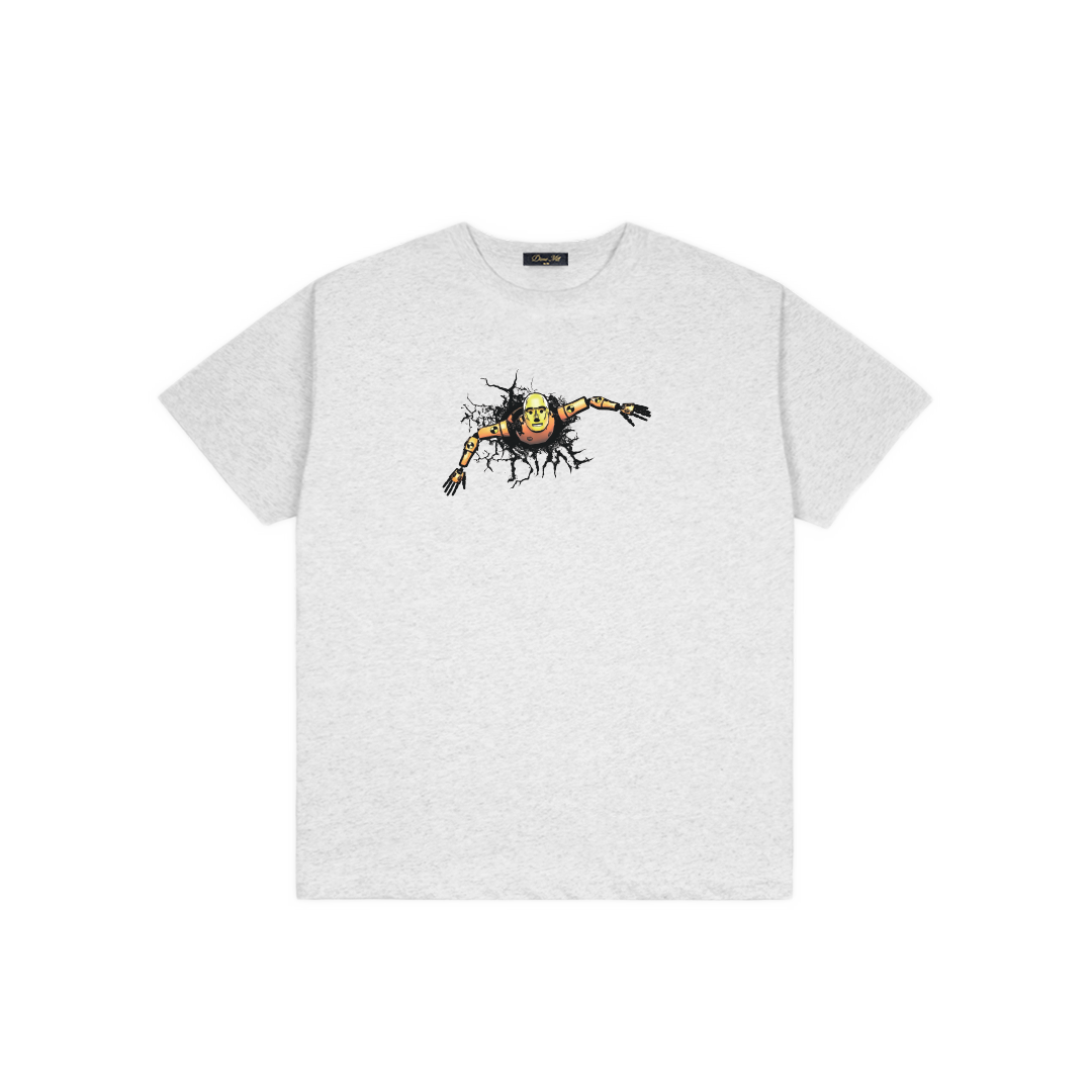Dime Crashed Tee - Ash