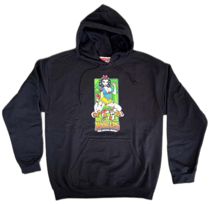 Hook-Ups Snow White Hoodie - Black