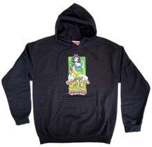 Load image into Gallery viewer, Hook-Ups Snow White Hoodie - Black