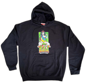 Hook-Ups Snow White Hoodie - Black