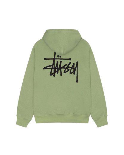Stussy Basic Zip Hoodie - Moss