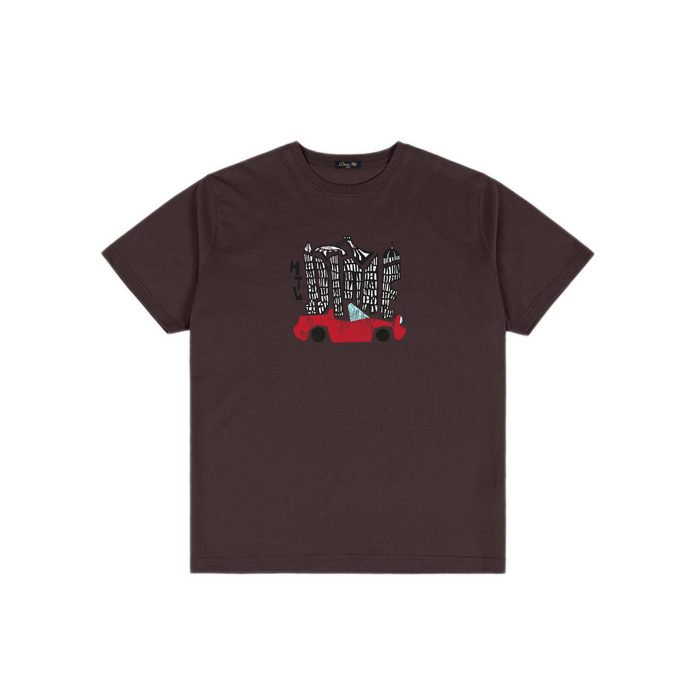 Dime Ville Tee - Dark Brown