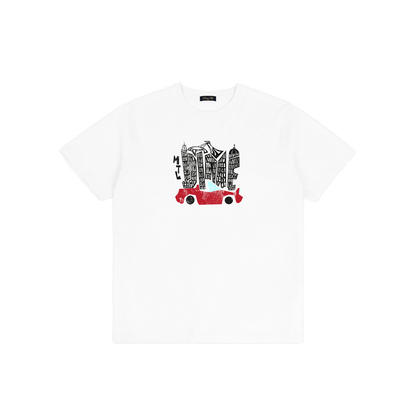 Dime Ville Tee - White