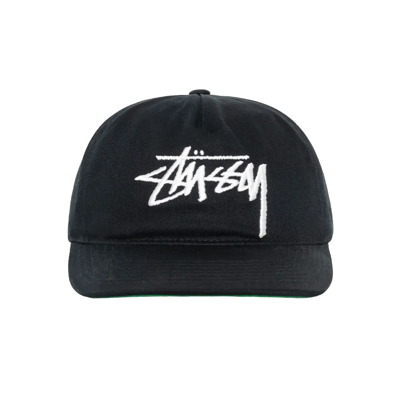 Stussy Big Stock Cap - Black – Ninetimes Skateshop