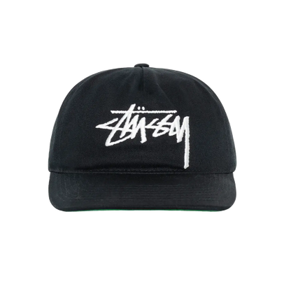 Stussy Big Stock Cap - Black