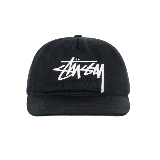 Stussy Big Stock Cap - Black