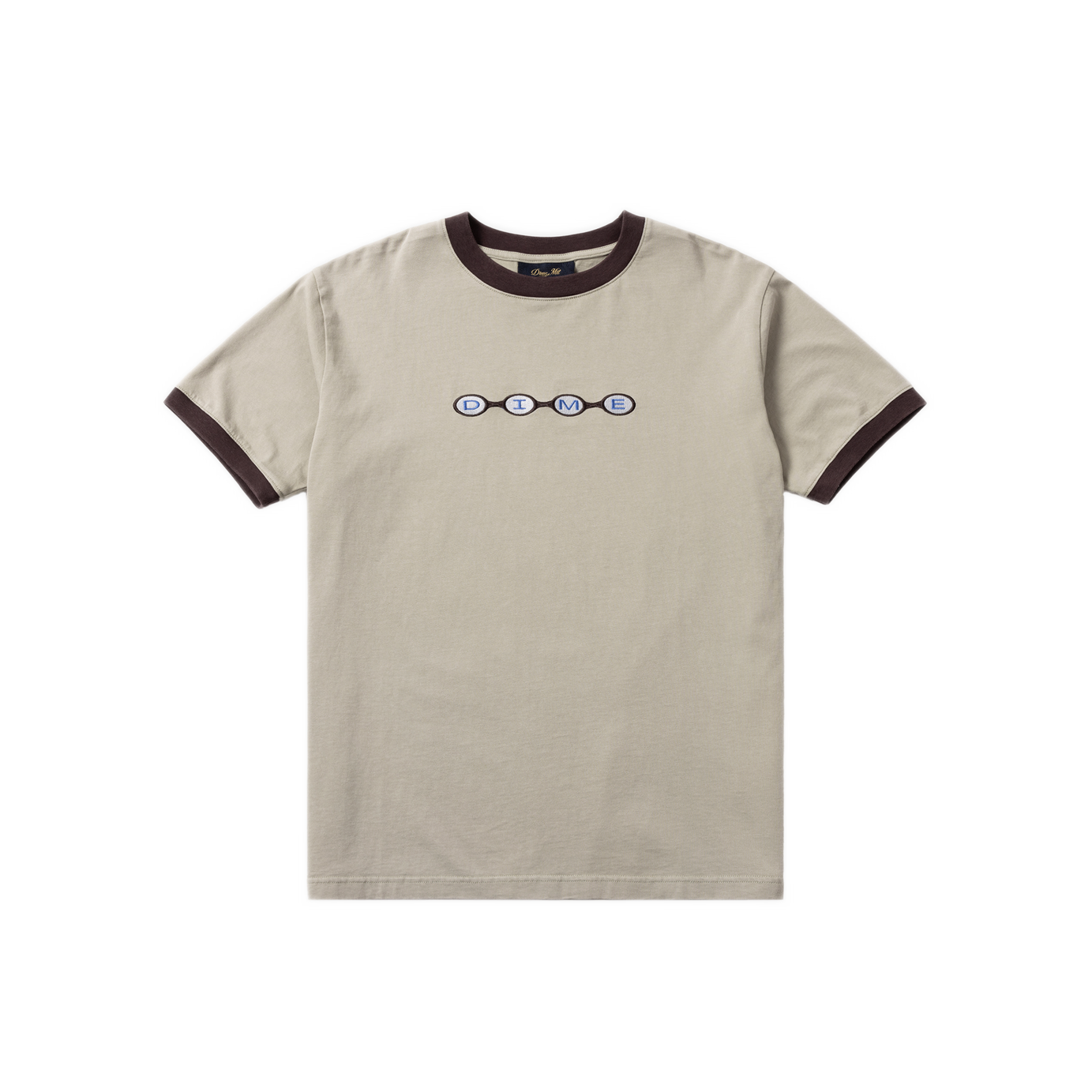 Dime Space Ringer Tee - Sage