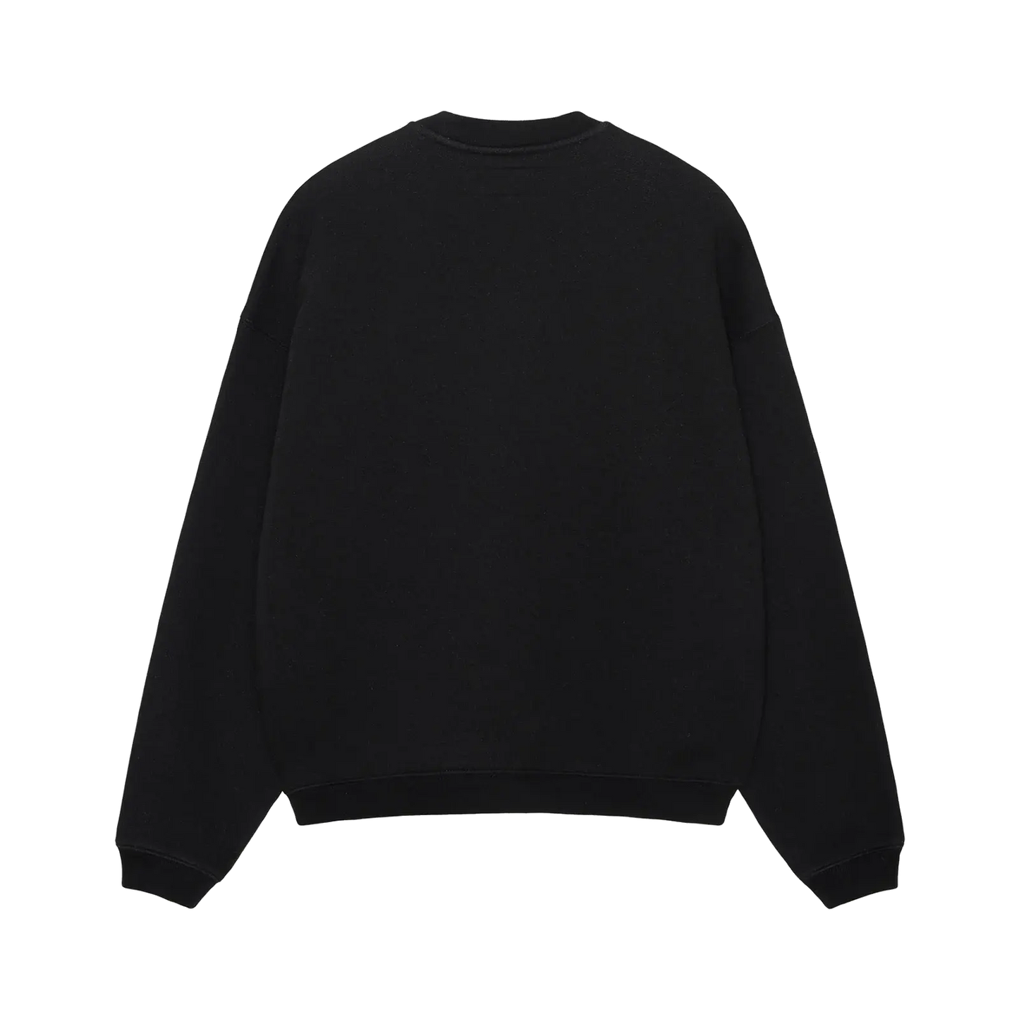 Stussy Big Crackle Sport Crewneck - Washed Black