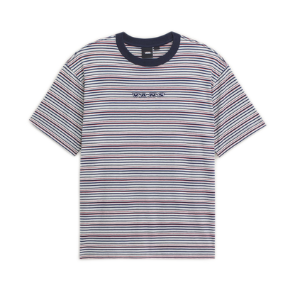 Vans Cameron Stripe Tee - Parisian Night/Cement Heather Grey